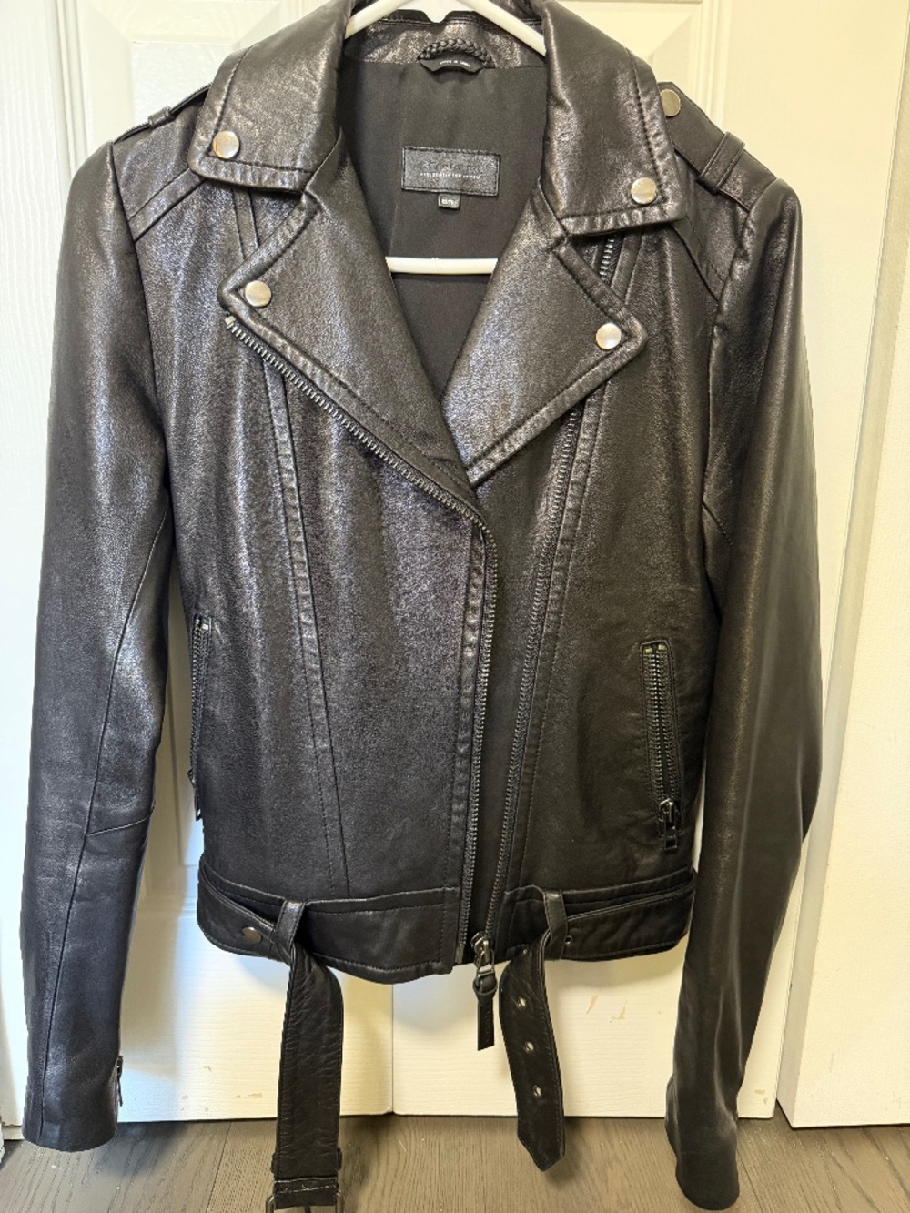 Aritzia x Mackage Florica Lambskin Leather Jacket Sz XS